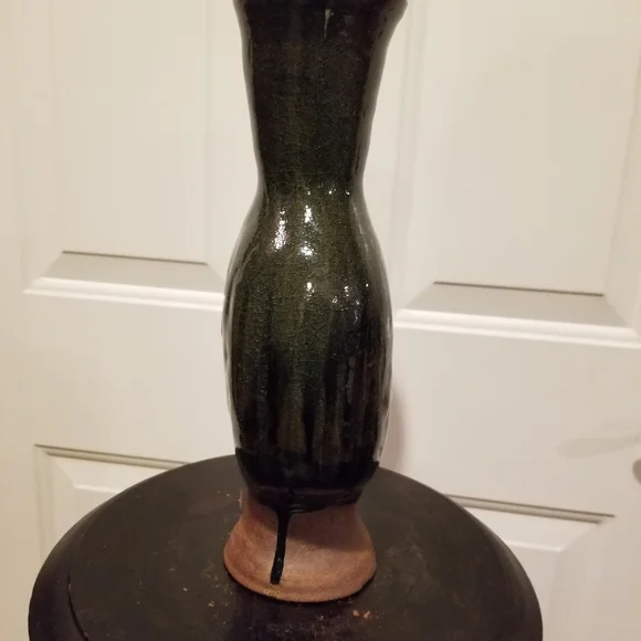 Vintage Mid Century Modern Ceramic Vase by Marguerite Rost - Picture 2 of 15